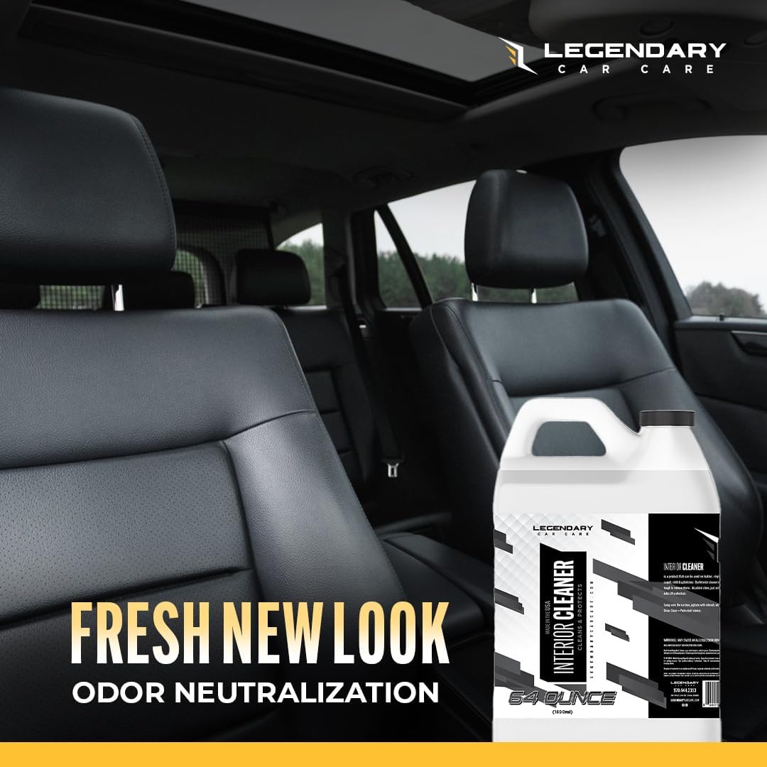 Legendary Interior Cleaner 16oz - All Purpose Interior Detailer & Carpet Cleaner for Cars - Safe on Leather, Plastic, Vinyl, Upholstery & Dashboard - UV Protectant - Tough on Stains & Dirt