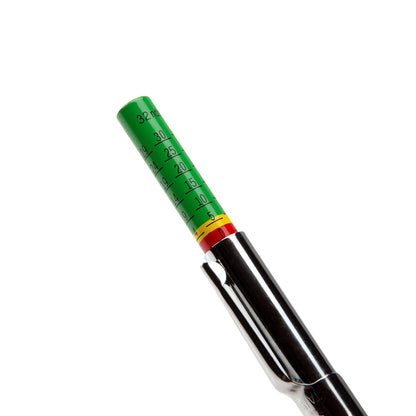 Steelman Color Coded Tread Depth Gauge, Quickly Identifies Amount of Tread on Tires, Reads in MM and 32nds