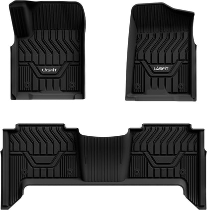LASFIT Floor Mats Fits for Hyundai Sonata 2020-2026 (Only for FWD & Gas) & Kia K5 2021-2025 (Only for FWD) Custom Fit TPE All Weather Floor Liners Car Mats Accessories, Black