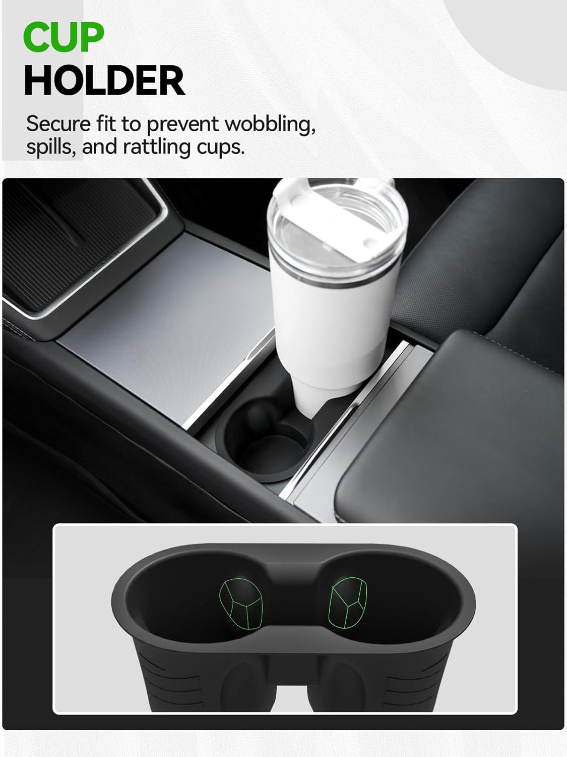 10PCS Center Console Organizer Tray for 2025 2026 Tesla Model Y Juniper Accessories, Under Seat Storage Armrest Hidden Storage Box Cup Holder Charger Pad for Tesla ModelY Juniper (Not fit Standard)