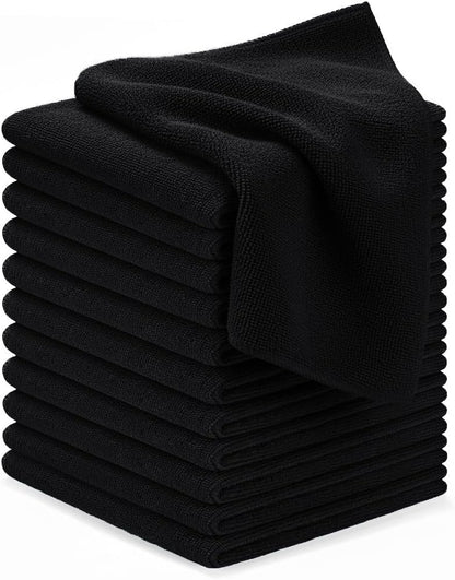 Avalon Towels Microfiber Cleaning Cloths (Value Pack of 36) - Size 16 x 16 Inches, Highly Absorbent Cleaning Rags, Lint Free, Reusable and Washable, Microfiber Towels for Cars
