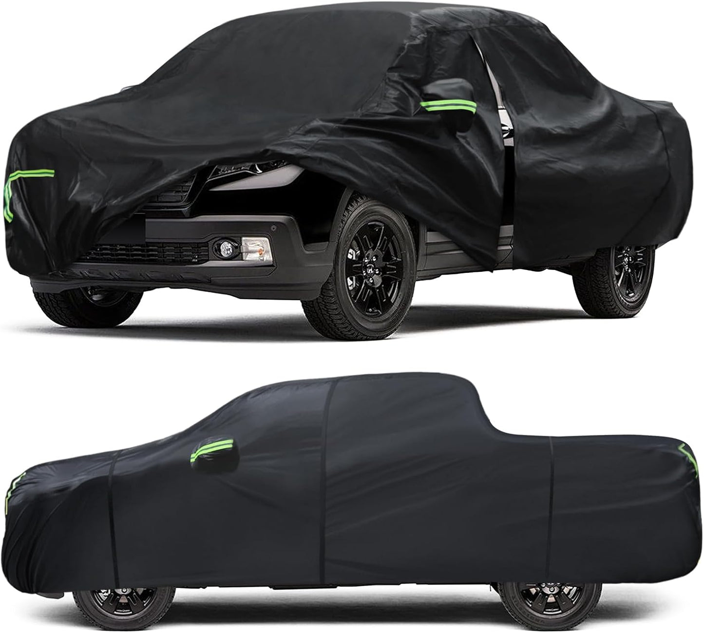 Car Cover Custom Fit for Honda CRV 1997-2025,Toyota RAV4 1996-2025, 6 Layers Truck Cover Waterproof All Weather for Automobiles,Outdoor Full Exterior Cover,Rain, Sun, Wind Protection,Black
