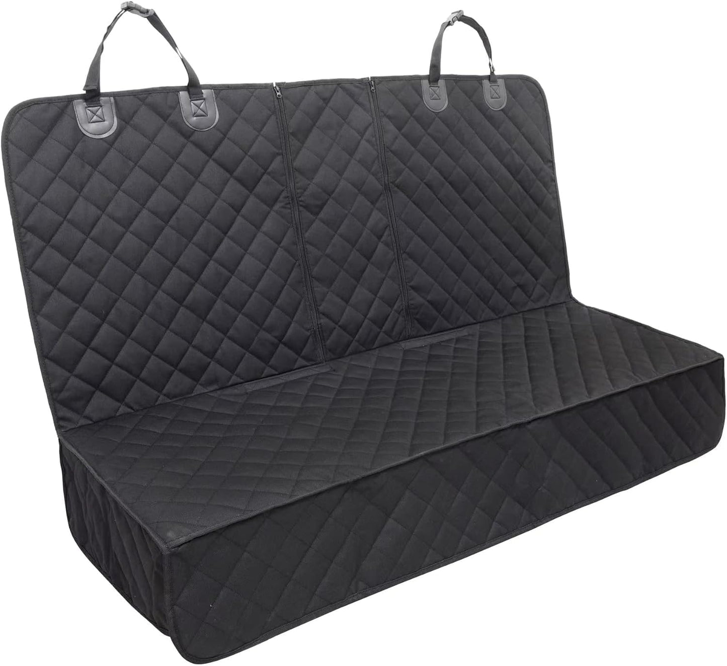 JSTHT Dog Seat Cover, 100% Waterproof Bench Seat Cover Protector Scratch Proof Nonslip Durable Soft Pet Back Seat Covers for Cars Trucks & SUV