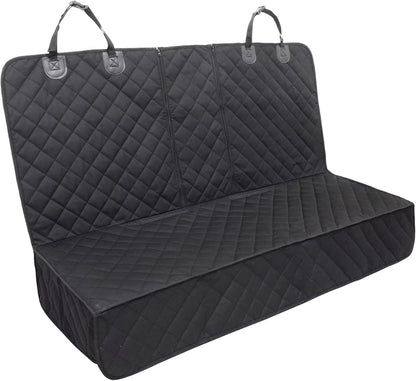 JSTHT Dog Seat Cover, 100% Waterproof Bench Seat Cover Protector Scratch Proof Nonslip Durable Soft Pet Back Seat Covers for Cars Trucks & SUV