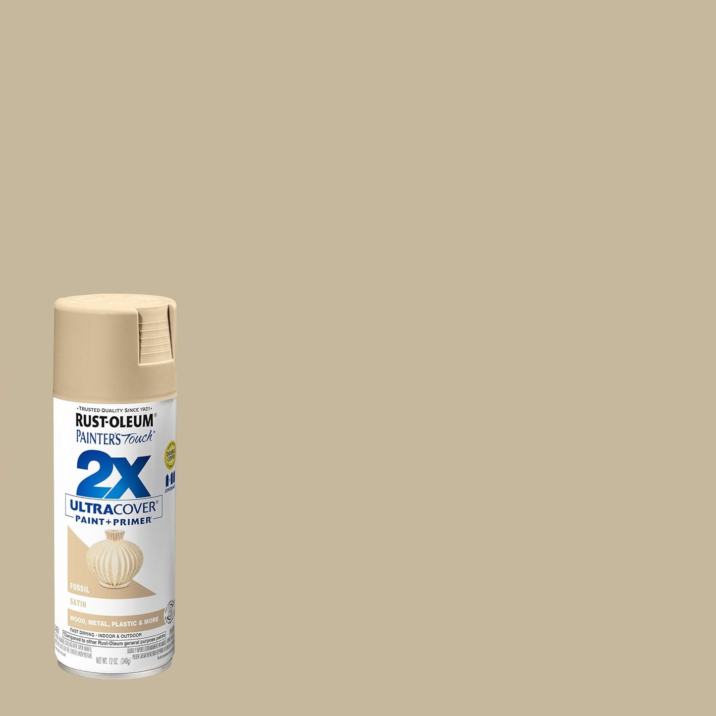 Rust-Oleum 334029 Painter's Touch 2X Ultra Cover Spray Paint, 12 oz, Gloss Clear - Colors A