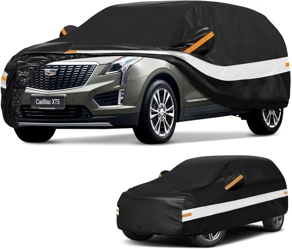 10 Layers Car Cover Custom Fit for Mercedes Benz C Class C250 C300 C43 C63 (1993-2026), Waterproof All Weather for Automobiles, Outdoor Full Cover Sun Dust Rain Protection with Cotton. Black - Colors B