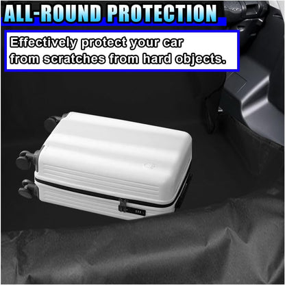 ZIMISI Car Cargo Liner for Dogs, Waterproof Non-Slip Dog Seat Mat, Anti-Scratch Rear Bumper Guard for Cars, Foldable Pet Cargo Cover, Universal Car Rear Trunk Accessories for Cars/SUVs/Trucks (Black)