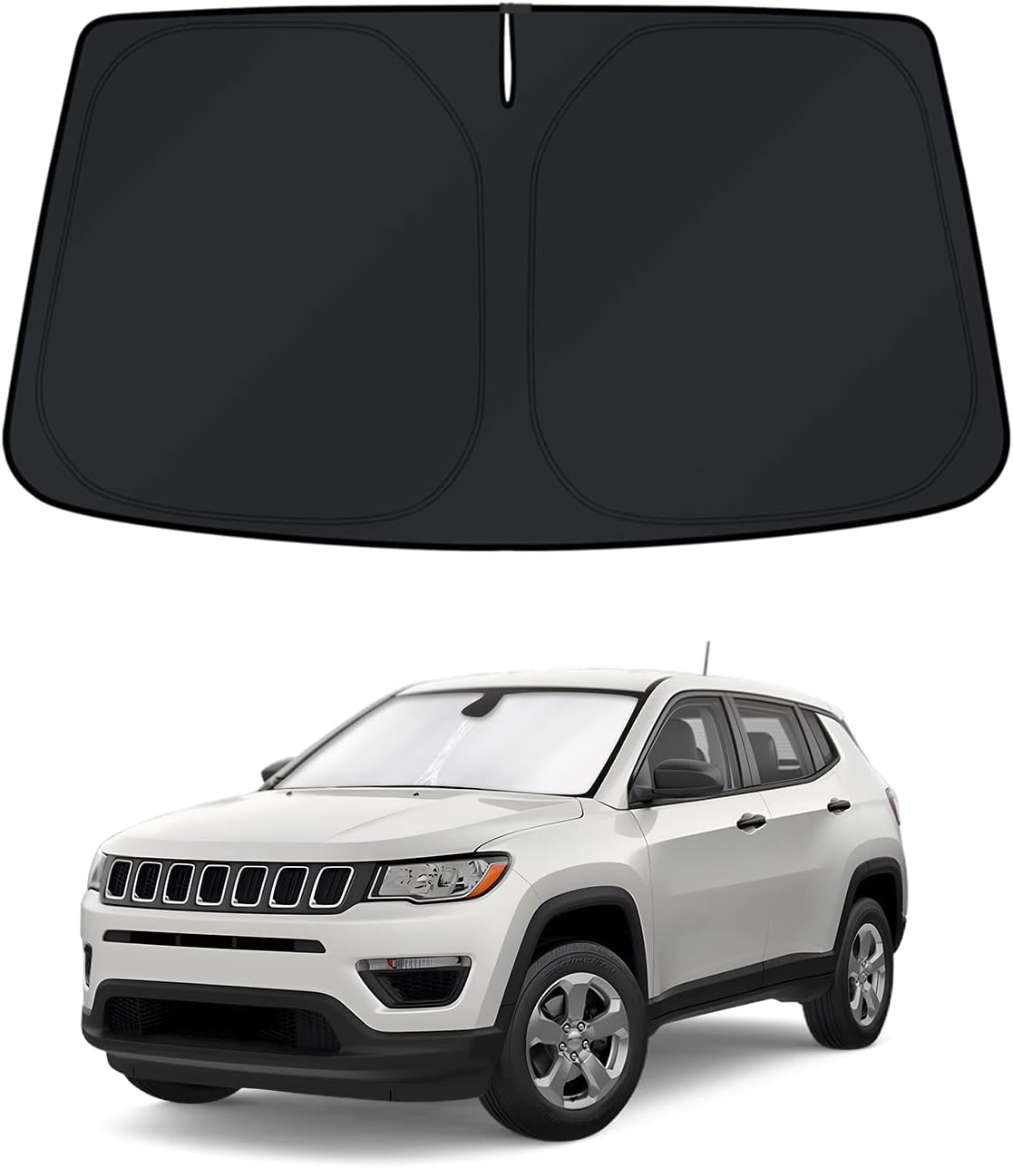 KUST Windshield Sun Shade for Toyota RAV4 2019-2022 2023 2024 2025 2026 Window Accessories Shade Sun Visor Cover Foldable Block UV Rays - Colors C