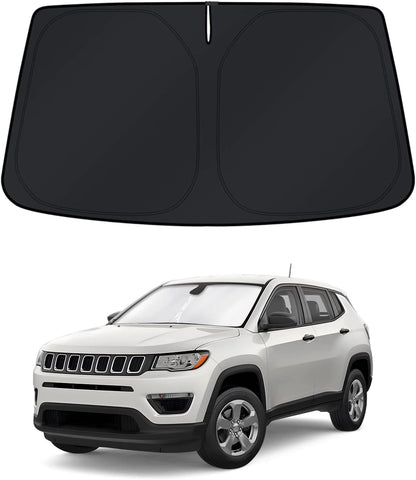 KUST Windshield Sun Shade for Toyota RAV4 2019-2022 2023 2024 2025 2026 Window Accessories Shade Sun Visor Cover Foldable Block UV Rays - Colors C
