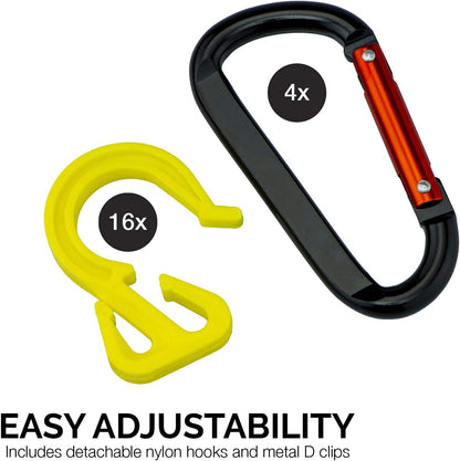 NEIKO 51005A Heavy-Duty Tow Strap with Hooks, 2 Inches by 20 Feet, Woven Polyester Webbing, and 10,000-Pound Capacity, HD Truck Recovery Strap and ATV Tow Strap, Tow Rope for Vehicles