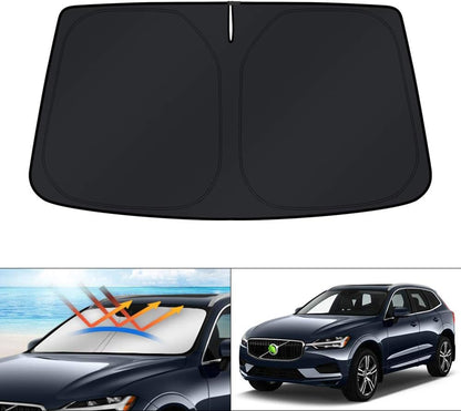 KUST Windshield Sun Shade for Toyota RAV4 2019-2022 2023 2024 2025 2026 Window Accessories Shade Sun Visor Cover Foldable Block UV Rays - Colors E