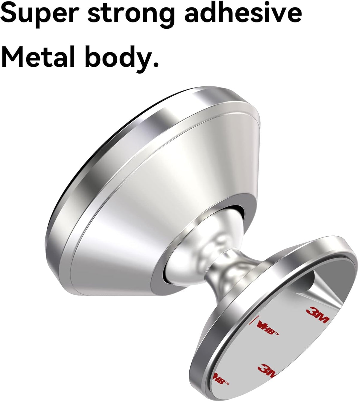 Coolpow【2 Packs Magnetic Phone Holder for Car【Strong Magnet】 Phone Holders for Your Car Phone Holder Mount【4 Metal Plate】 Universal Car Accessories for Women Men for iPhone Samsung Speakerphones