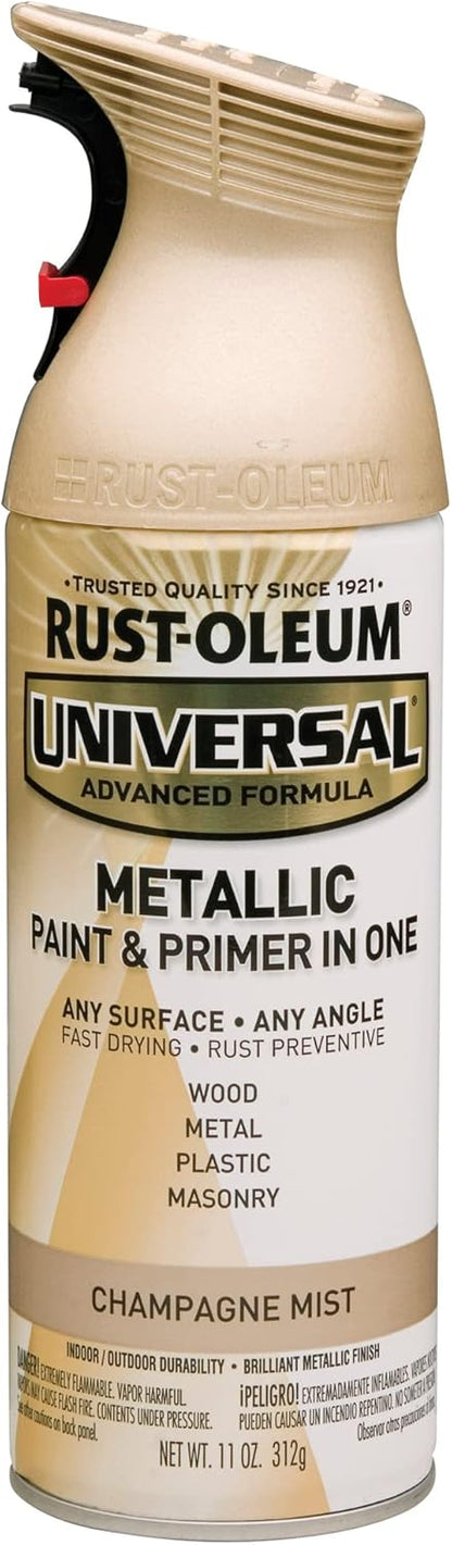 Rust-Oleum 302151 Universal All Surface Clear Topcoat Spray, 11 oz, Dead Flat Clear - Colors A