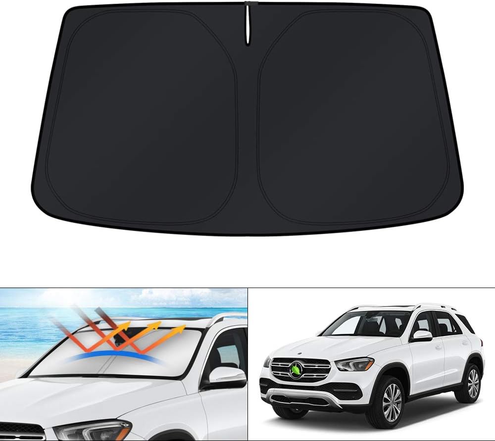 KUST Windshield Sun Shade for Toyota RAV4 2019-2022 2023 2024 2025 2026 Window Accessories Shade Sun Visor Cover Foldable Block UV Rays - Colors C