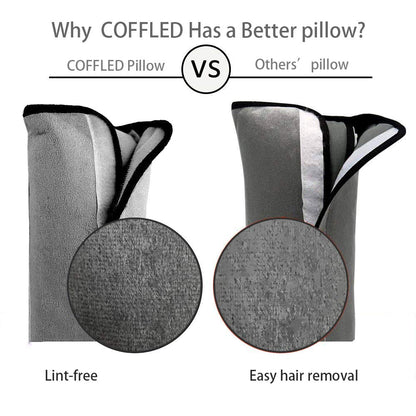 Gray Seat Belt Pillow for Kids 2PC, Seatbelt Pillow for Child Travel, Seat Belt Pillow for Toddler Head Protector, Shoulder Pad for Car Safety Seatbelt, Car Sleeping Seat Belt Pillow Support