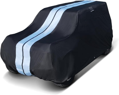 iCarCover 15-Layer Car Cover Waterproof All Weather | Premium Quality Car Covers for Automobiles, UV Protection, El Camino, Impala, Bel Air, Monte Carlo, Galaxie, Charger, Size C21 (See Size Chart) - Colors C