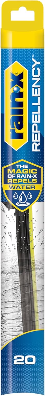 Rain-X 810363 Repellency Water Repellent Wiper Blades, 22" Windshield Wipers (Pack of 2), All Weather Streak-Free for Enhanced Visibility w/Water Repellency Formula [Amazon Exclusive] - Colors B
