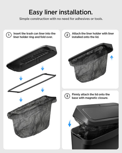 Spigen Door Pocket XL Car Trash Can [with Magnetic Lid] Waterproof Door Pocket Organizer 2025 2026 Tesla Model Y Juniper Premium & Performance Accessories - Driver Side Only