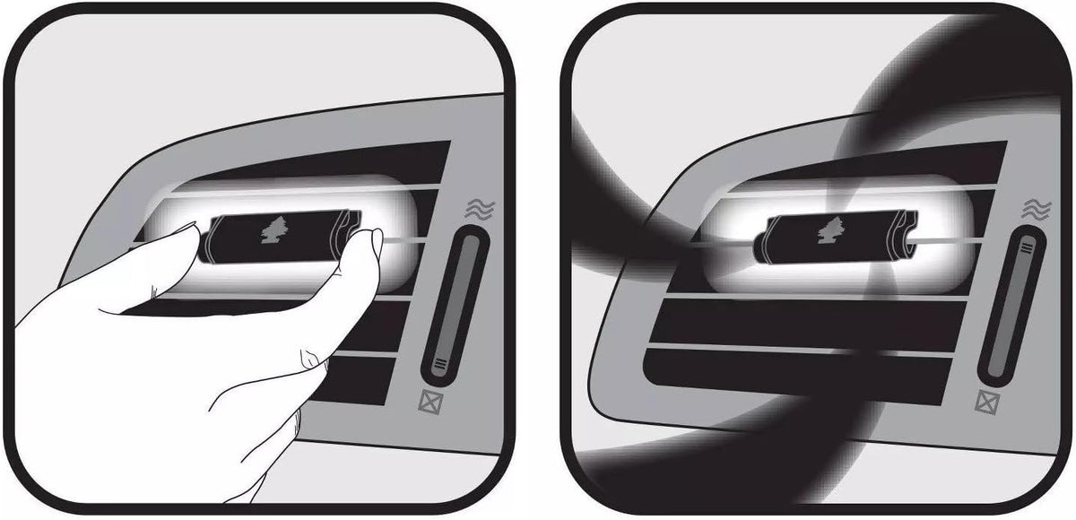 LITTLE TREES Car Air Freshener Vent Wrap Provides Long-Lasting Scent, Invisibly Fresh. Vanillaroma, 16 count, 4-Packs