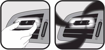 LITTLE TREES Car Air Freshener Vent Wrap Provides Long-Lasting Scent, Invisibly Fresh. Vanillaroma, 16 count, 4-Packs