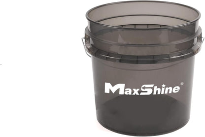 Maxshine 3.5 Gallon Universal Detailing Bucket (Red) – Car Wash Bucket for Scratch-Free Washing – Garage Storage & Auto Detailing Tool Holder – Holds Soap, Foam Cannon, Brushes, Microfiber Towels