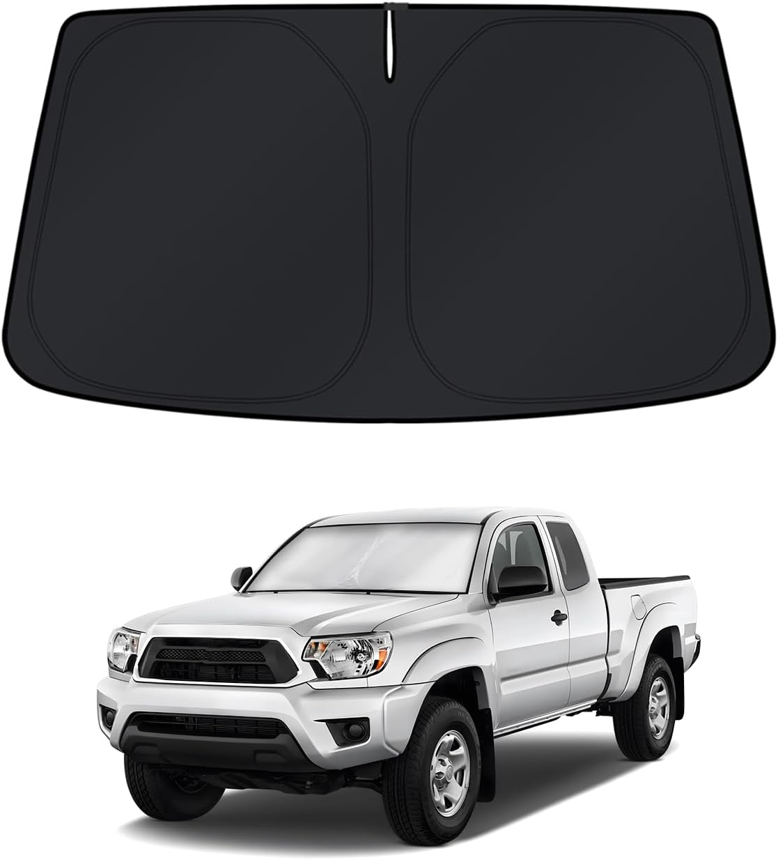 KUST Windshield Sun Shade for Toyota RAV4 2019-2022 2023 2024 2025 2026 Window Accessories Shade Sun Visor Cover Foldable Block UV Rays - Colors D