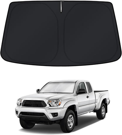 KUST Windshield Sun Shade for Toyota RAV4 2019-2022 2023 2024 2025 2026 Window Accessories Shade Sun Visor Cover Foldable Block UV Rays - Colors D