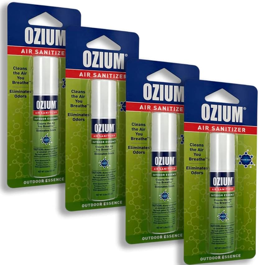 Ozium Air Sanitizer, New Car Scent, 0.8 oz