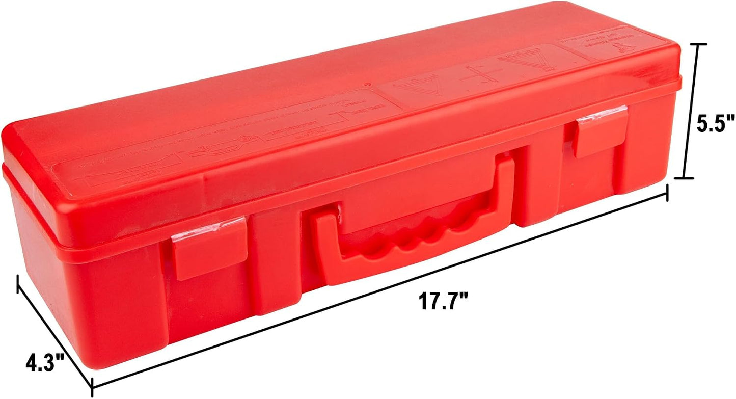 CARTMAN 3PK DOT Approved Foldable Road Safety Warning Triangles | Heavy weighted anti-tip base, high visibility reflect panels, fully compliant with US FMVSS 571.125 roadside safety rules