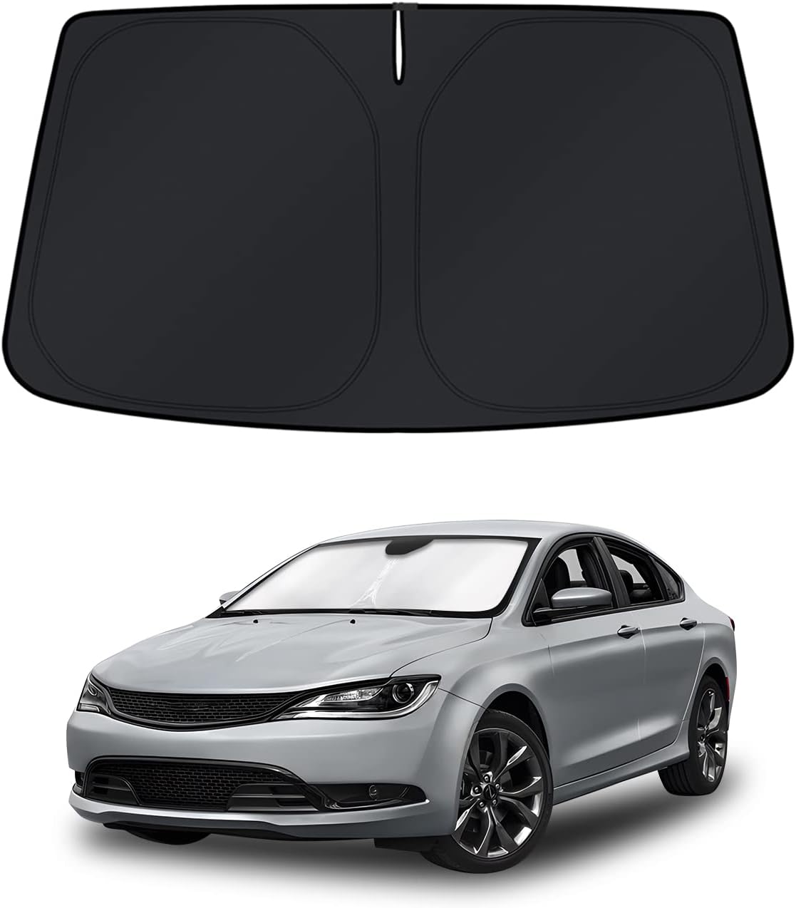KUST Windshield Sun Shade for Toyota RAV4 2019-2022 2023 2024 2025 2026 Window Accessories Shade Sun Visor Cover Foldable Block UV Rays - Colors C
