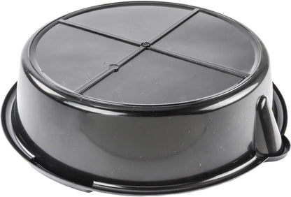 JEGS Drain Pan | 7 Quart Capacity | 13.5in.x 11in.x 4in.| Black | Plastic | For Oil, Transmission & Differential Fluid, And Coolant Collection As Well As Other Uses