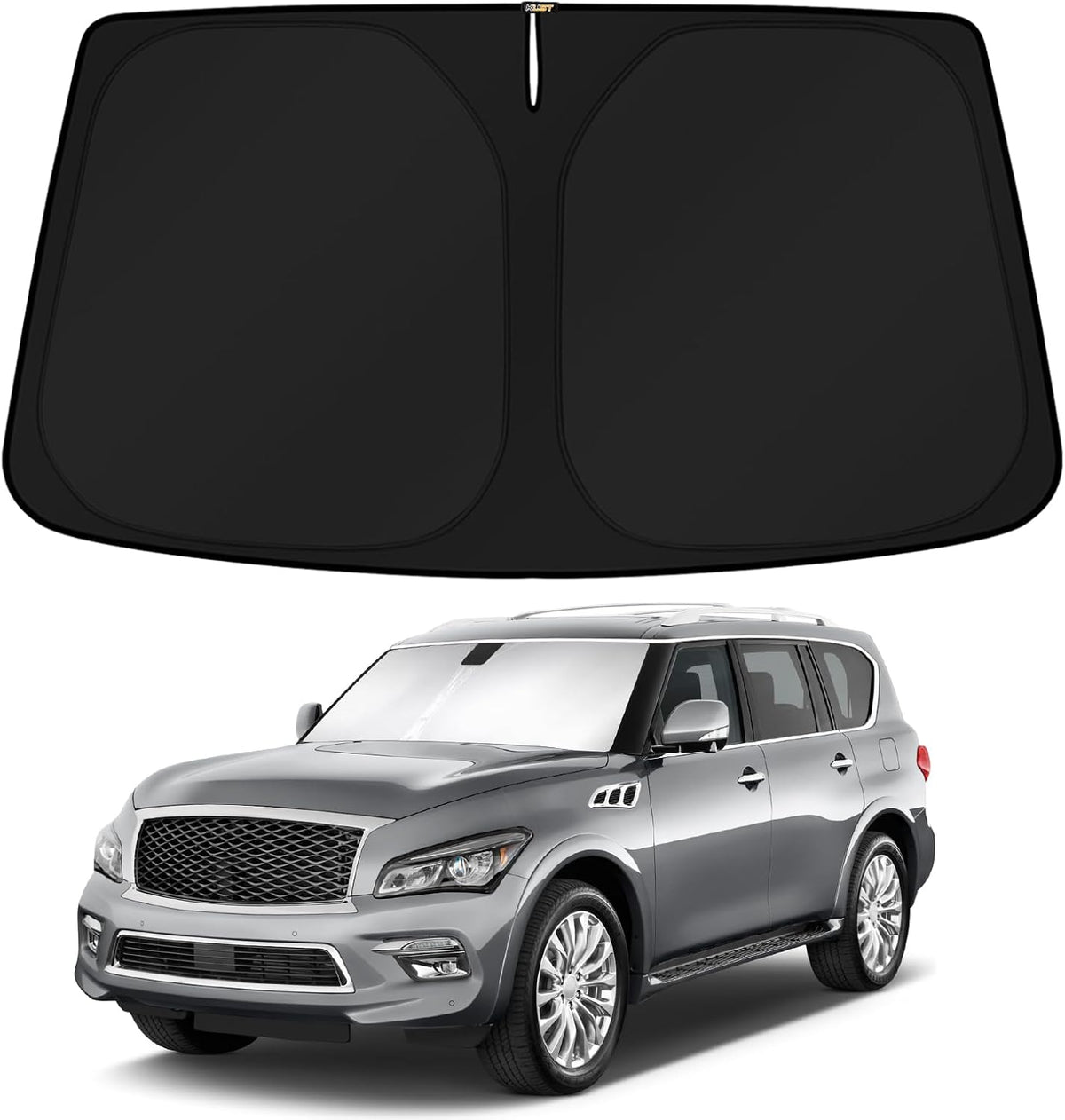 KUST Windshield Sun Shade for Toyota RAV4 2019-2022 2023 2024 2025 2026 Window Accessories Shade Sun Visor Cover Foldable Block UV Rays - Colors B