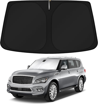 KUST Windshield Sun Shade for Toyota RAV4 2019-2022 2023 2024 2025 2026 Window Accessories Shade Sun Visor Cover Foldable Block UV Rays - Colors B