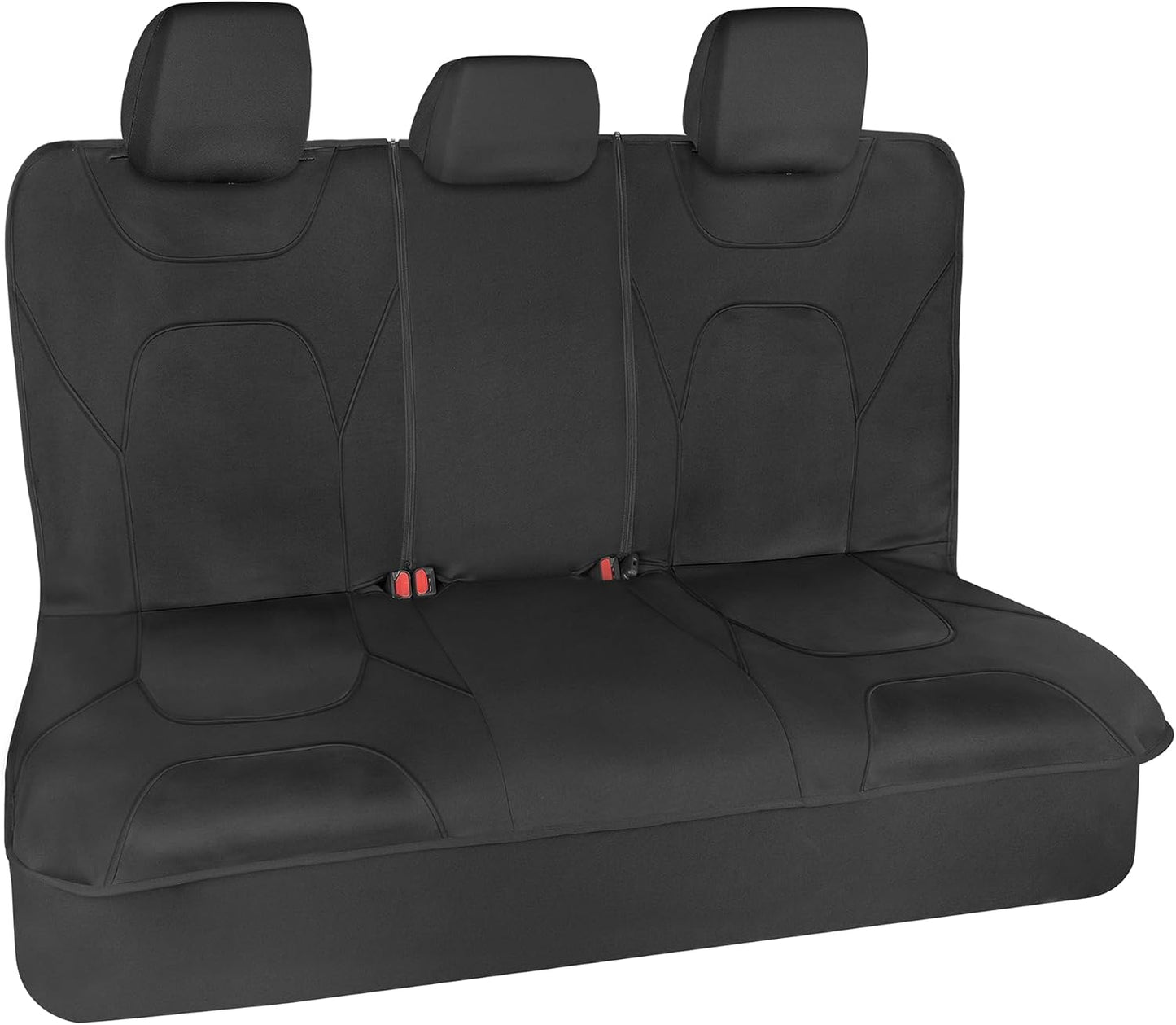 Motor Trend AquaShield Waterproof Front Seat Covers, Black Seat Covers for Cars – Neoprene Front Car Seats Cover, SUV Seat Covers Protector - Car Interior Cover for Auto, Trucks, & Dog Owners
