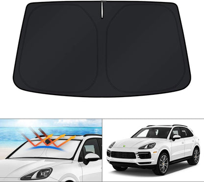 KUST Windshield Sun Shade for Toyota RAV4 2019-2022 2023 2024 2025 2026 Window Accessories Shade Sun Visor Cover Foldable Block UV Rays - Colors E
