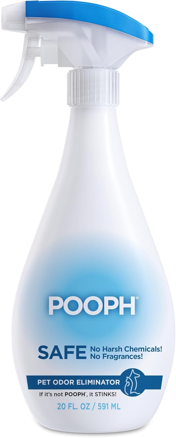 Pooph Pet Odor Eliminator, 32oz - Eliminates Odors at the Molecular Level, Dogs, Cats, Freshener, Eliminator, Urine, Poop, Pee, Deodorizer, Nature’s, Puppy, Fresh, Clean, Furniture, Potty