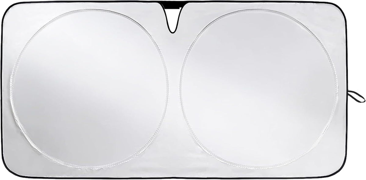 EcoNour Car Windshield Sun Shade | 2025 Upgraded Innovative No-Light-Pass Technology for Maximum Coverage | Foldable Sun Shade Keeps Your Vehicle Cool | Must-Have Car Accessories | Small (59" x 29") - Colors L