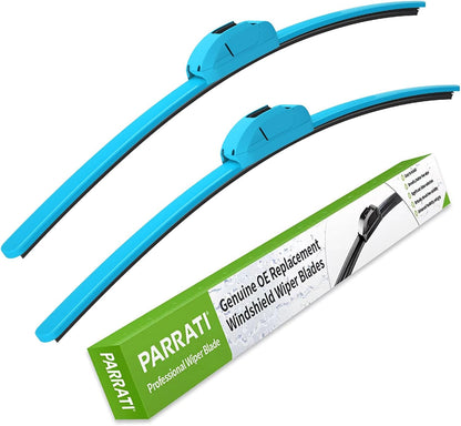 OEM QUALITY 24" +19" PARRATI Premium All-Season Windshield Wiper Blades (Set of 2) - Colors B