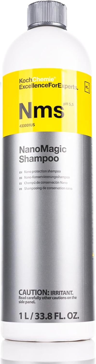 KOCHCHEMIE NanoMagic Shampoo - Auto Soap with Gloss Cleaning, Water-Repellent, Nano Shampoo Layer (1 Liter)