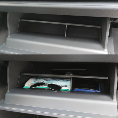 TACORBO Glove Box Organizer Compatible with RAV4 2025 2024 2023 2022 2021 2020 2019 Accessories, Insert Glove Compartment Dividers Black ABS Materials – Not for Large Glove Box Versions