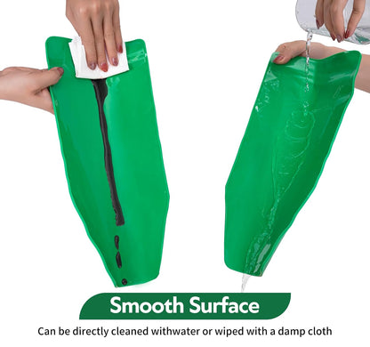Reusable Flexible Oil Drain Funnel Form a Foldable Bendable Flex Funnel for Car Motorcycle Truck Lawnmower Snowplow Reused Oil Change Spill-Free Filling Draining Tools Easy to Store and Clean