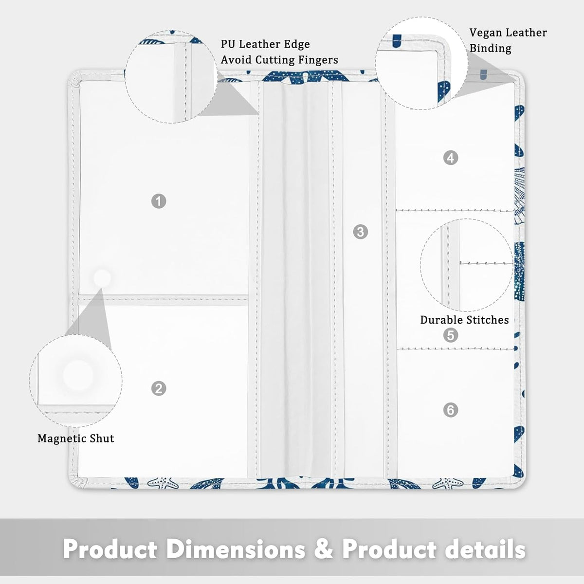 Car Registration and Insurance Holder, Auto Truck Document Holder with Magnetic Shut, Vehicle Glove Box Car Organizer, Interior Car Accessories for Women Men (Bow)