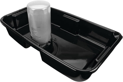 Performance Tool W4080 16-Qt. Clear View Oil Drain Container - Carrying Handle, Automotive Catch Pan, Fluid Transport Jug, Oil Change, Radiator Flush, Automotive Repair - White