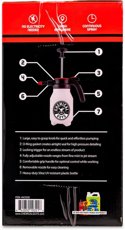 Chemical Guys HOL401 Eco Friendly Drought Buster Waterless Car Wash & Wax Kit, 8 Items