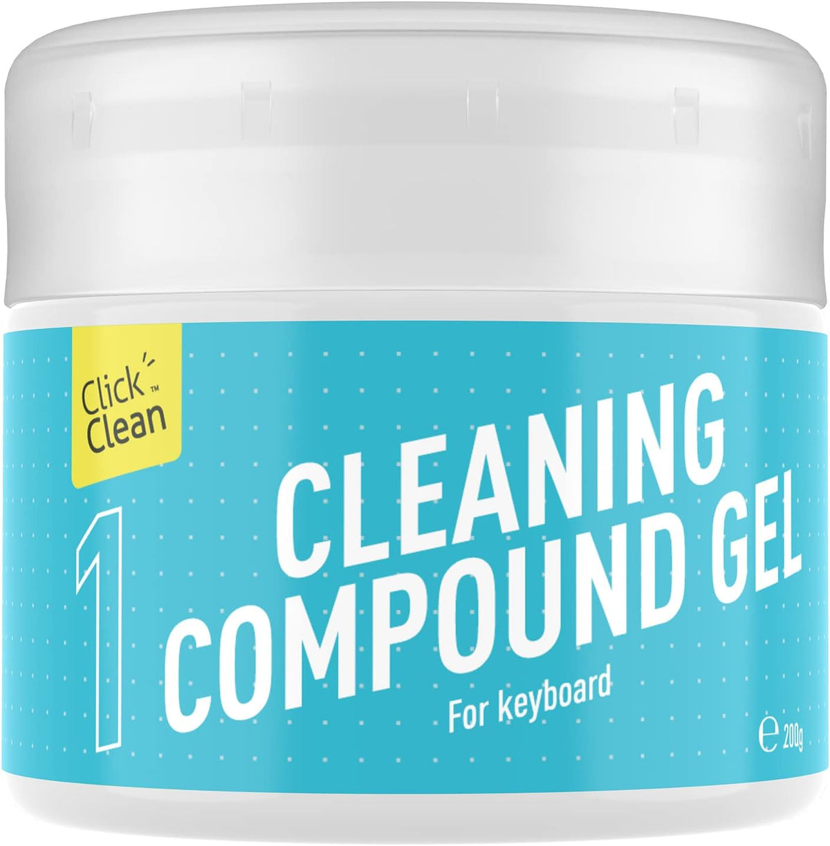 CLICK CLEAN Cleaning Gel for Car, 7oz Car Detailing Tools, Cleaning Putty Gel, Car Interior Cleaner Universal Dust Cleaner for Keyboard, Laptop, Air Vents