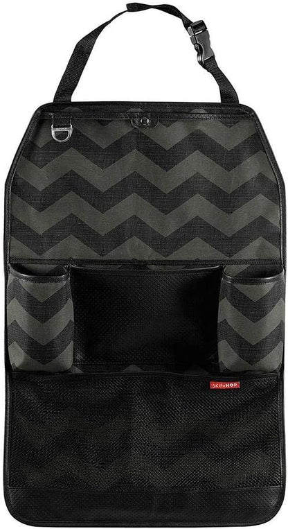 Skip Hop Back Seat Car Organizer, Style Driven, Black, 0.6 lb