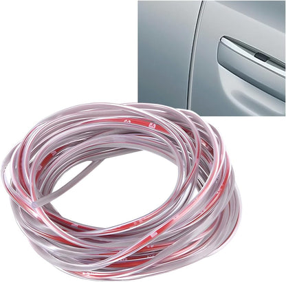 32Ft(10M) Car Door Edge Protector, Anti-Collision Car Door Entry Guard Protective Strip, No Glue Automotive Trim Doors Edge Guard (Clear)