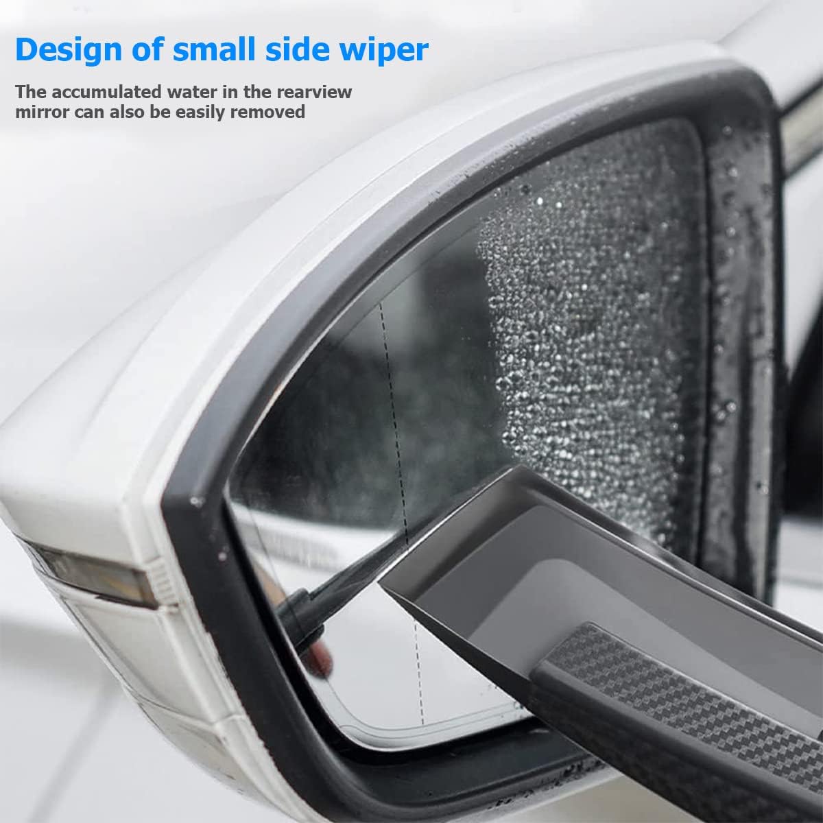 Car Window Squeegee, Soft Silicone Blade for Cleaning Water, Professional One-Piece Auto Glass Water Wiper, 11.8 Inches Water Scraper Cleaner for Shower Doors Mirror, Home Drying Use