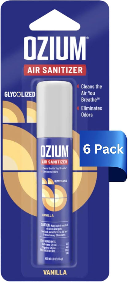 Ozium Air Sanitizer, New Car Scent, 0.8 oz