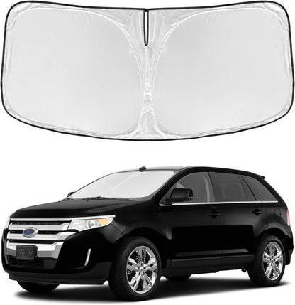 for Toyota Tacoma 2016-2023 2024 2025 2026 Sun Shade Sunshade Windshield Cover - 4 Layers Front Window Shade Custom Fit Tacoma 2Dr 4Dr Pickup Sun Visor 240T Shade Blocks UV Rays Car Accessories - Colors F